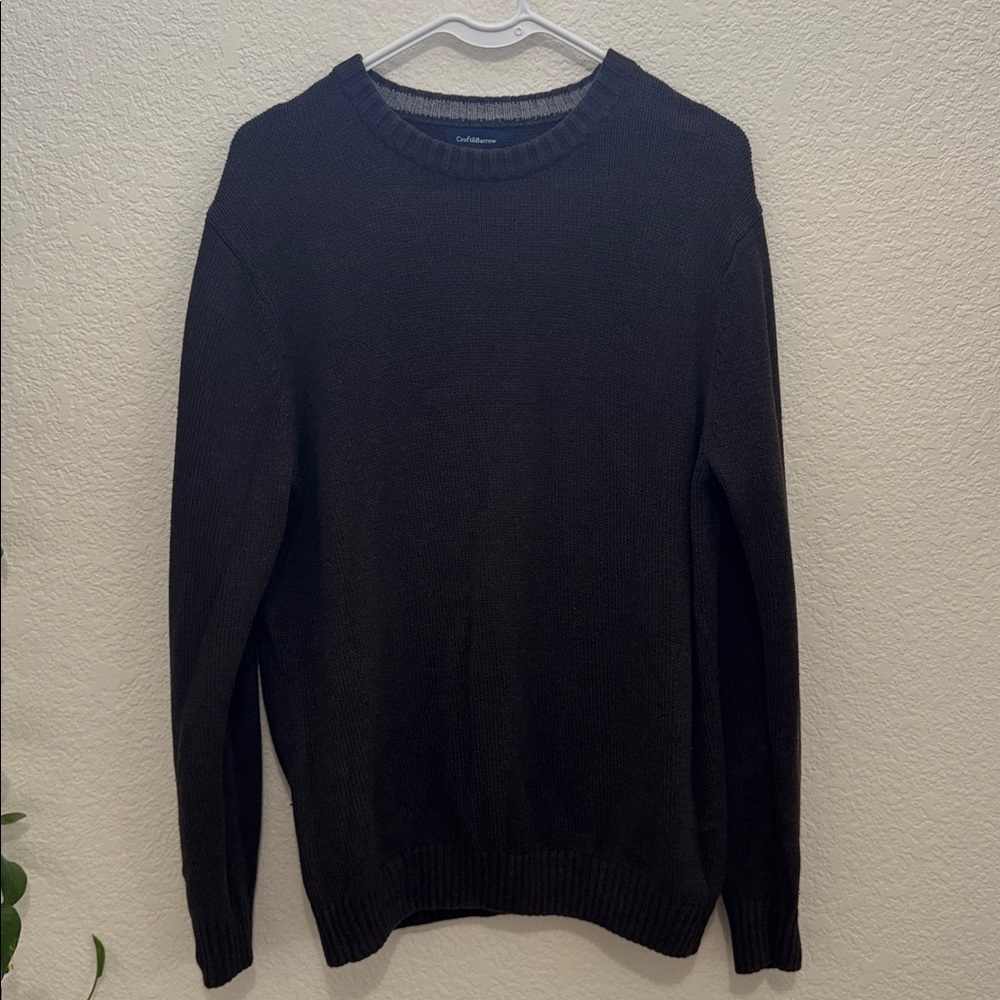 Croft & Barrow Men’s Knit Sweater Brown, Size M, Good Condition